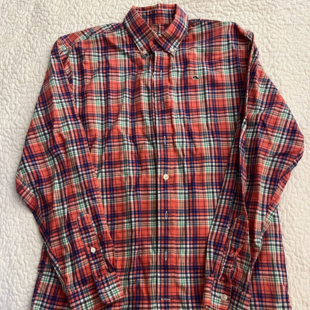 Vineyard Vines Whale Shirt. Size small